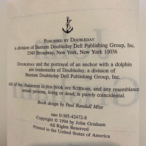 EUC “The Chamber” Bu John Grisham Hardback Book - Picture 8 of 8